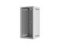 Комуникационен шкаф Lanberg rack cabinet 10' wall-mount 12U/280x310 for self-assembly with glass door grey (flat pack)