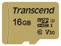 Памет Transcend 16GB microSD UHS-I U3 (with adapter), MLC