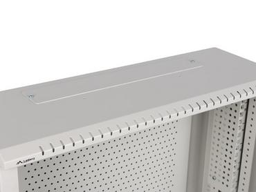 Комуникационен шкаф Lanberg rack cabinet 19' wall-mount 6U+3u/540x200 low-profile grey (assembled)