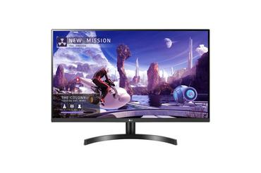 Монитор LG 32QN600P-B, 32' IPS AG, sRGB 99%, 5ms, 350 cd/m2, 1000:1, QHD (2560x1440, 75Hz, HDR 10, HDMI, DisplayPort, AMD FreeSync, Dynamic Action Sync, Color Calibrated, Tilt, Clockwise