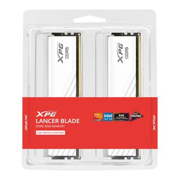 Памет Adata XPG LANCER Blade RGB 16GB (2x8GB) DDR5 6000MHz, 1.35V, White