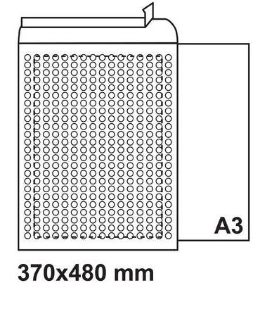 Плик с въздушни мехурчета 370х480 бял