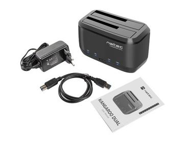 Докинг станция Natec HDD Docking Station Kangaroo Dual SATA USB 3.0