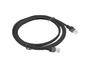 Кабел Lanberg patch cord CAT.5E 2m, black