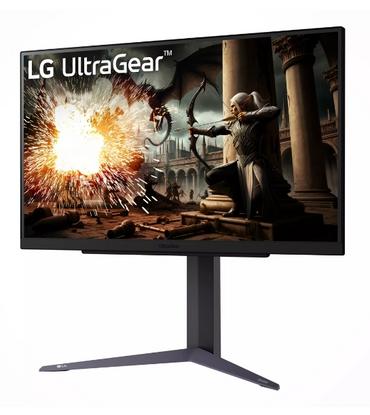 Монитор LG 27GS75Q-B, UltraGear 27' IPS, AG, 1ms GtG, 165Hz, 1000:1, 300cd/m2, QHD 2560x1440, HDR 10, sRGB 99%, AMD FreeSync, G-SYNC Compatible, HDMI, DisplayPort, Headphone Out, Reader mode, Black Stabilizer, Tilt, Height Adjustable, Pivot, Black