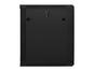 Комуникационен шкаф Lanberg rack cabinet 19' wall-mount 15U / 600x600 for self-assembly (flat pack), black