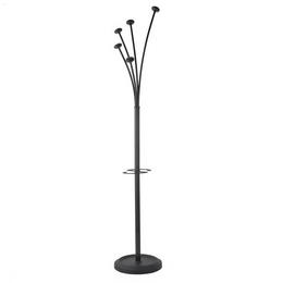 Закачалка за дрехи EGEYA 03- черна, метална,с 5 куки