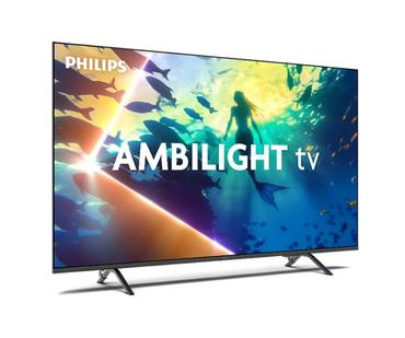 Телевизор Philips 50PUS8010/12, 50' 4K UHD LED, 3840x2160p, 60Hz, DVB-T/T2/T2-HD/C/S/S2, 60Hz, Ambilight 3, Pixel Precise UHD, HDR+, Titan OS, Dolby Atmos & DTS:X, 3*HDMI, 2*USB, VRR, 802.11ac, BT 5.2, 20W RMS, Black