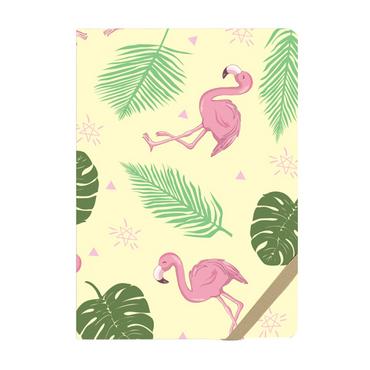 Комплект джобен бележник Designs  Corner вариант 2- корица с фламинго