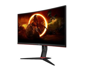 Монитор AOC C27G2Z3/BK, 27' Curved 1500R VA WLED, 1920x1080@280Hz, 1ms GtG, 0.5MPRT, 300cd m/2, 4000:1, 80M:1 DCR, Adaptive Sync, FlickerFree, Blue Light tech. Soft., Tilt, Height Adjust, Swivel, 2xHDMI, DP