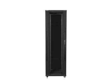 Комуникационен шкаф Lanberg rack cabinet 19' free-standing 42U/800x1200 (flat pack) black