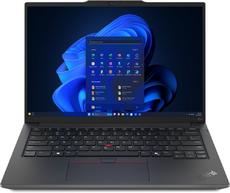 Лаптоп Lenovo ThinkPad E14 Gen 6 AMD, AMD Ryzen 7 7735HS (up to 4.75GHz, 20MB), 32GB(16+16) DDR5-4800, 1TB SSD, 14' WUXGA (1920x1200) IPS AG, AMD Radeon 680M Graphics, FHD&IR Cam, Backlit KB, Black, WLAN, BT, 3cell, FPR, Win11 Pro, 3Y Onsite