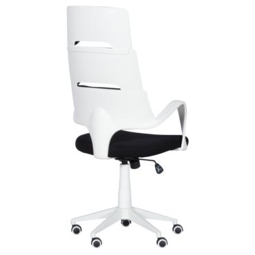 Директорски стол ИЧЕРА-снимка отзад, бял полипропилен