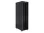 Комуникационен шкаф Lanberg rack cabinet 19' free-standing 47U/800x1200 (flat pack) with glass door lcd black v2