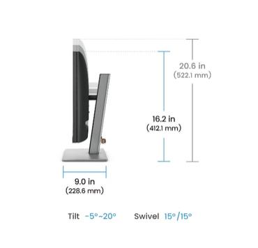 Монитор BenQ RD240Q, 24.1', 2560x1600 WQXGA, Programming Monitor, 16:10, 1.07 billions col., HDR10, 1000:1, 20M:1 DCR, 300 cd/m2, HDMI 2.0, DP 1.4, USB-C (90W), Flicker-free, B.I. Gen2, Low Blue Light+, Night Hours Prot., Sp.2W, Height Adj.,Tilt,Swiv, Piv