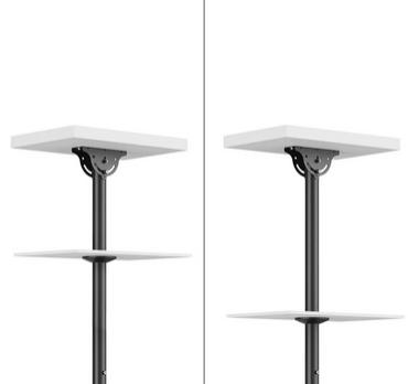 Стойка Neomounts Back-to-Back Screen Ceiling Mount (Height: 106-156 cm)