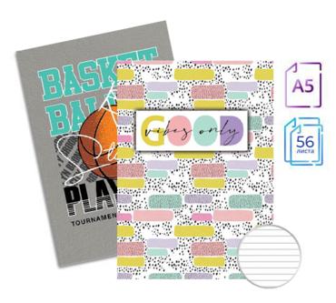 Тетрадка телчета А5 офсет 56 л редове