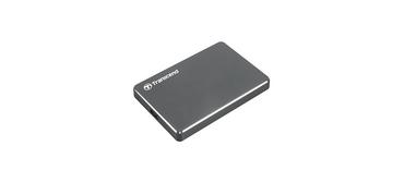 Твърд диск Transcend 1TB, 2.5' Portable HDD, StoreJet M3, Iron Gray, Slim