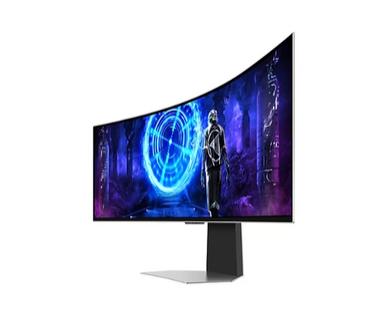 Монитор Samsung LS49DG950, 49' CURVED Odyssey G9 OLED, 1000R, 240Hz, 32:9, 5120 x 1440, 250 cd/m2, Display Port, HDMI, Micro HDMI, USB Hub, Silver