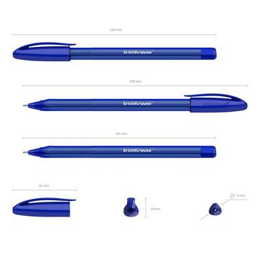 Химикалка Erich Krause Ultra Glide U-108 синя