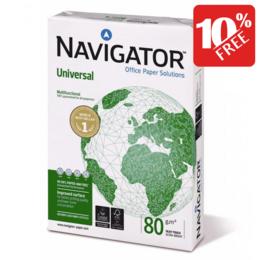Копирна хартия NAVIGATOR UNIVERSAL + 10% FREE A4 80 гр 550 л С ПИКТОГРАМА 10% FREE