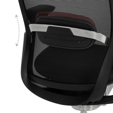 Работен стол ЕРОС- реулируема лумбална опора, нагоре-надолу