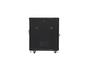 Комуникационен шкаф Lanberg rack cabinet 19' free-standing 15U/600x800 (flat pack) with mesh door black