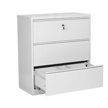 Метална картотека К BTL с 3 чекмеджета- отворено долно шкафче