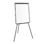 Флипчарт на стойка 70х100 см- бял, празен, с черна рамка