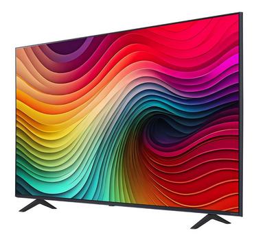 Телевизор LG 55NANO81T3A, 55' 4K HDR Smart Nano Cell TV, 3840x2160, DVB-T2/C/S2, AI Alpha 5 Gen7, HDR 10 PRO, webOS 24, ThinQ AI, WiFi, Clear Voice, AI Upscaling, Bluetooth, Hdmi, CI, LAN, AirPlay2, SPDIF, 2 Pole stand, Silver