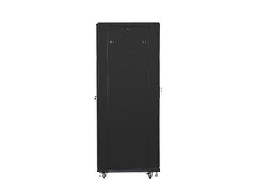 Комуникационен шкаф Lanberg rack cabinet 19' free-standing 42U / 800x800 self assembly flat pack with mesh door, black