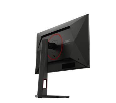 Монитор AOC Q25G4SR, 24.5' IPS WLED, 2560x1440@300Hz, 1ms GtG, 0.3ms MPRT, 400cd m/2, 1000:1, 80M:1, Adaptive Sync, FlickerFree, Low Blue Light, 2Wx2, Tilt, Height Adjust, Pivot, Swivel, 2xHDMI, DP