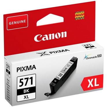 Консуматив Canon CLI-571XL BK + Canon Plus Glossy II PP-201, 10x15 cm, 100 sheets