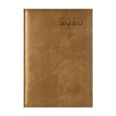 Календар - бележник ДИПЛОМАТ А4- златист цвят корица