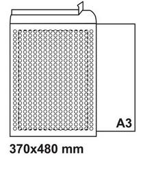 Плик с въздушни мехурчета 370х480 бял