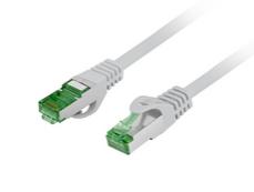 Кабел Lanberg patch cord CAT.7 S/FTP LSZH CU 2m, grey
