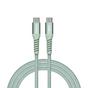 Кабел Verbatim Sync & Charge USB-C to USB-C 60W Magnetic 120 cm - Green