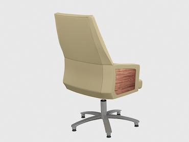 Посетителски стол КАЙМАКЧАЛАН LND 22- мека седалка и облегалка