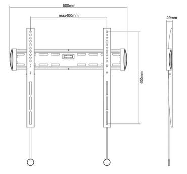 Стойка Neomounts Flat Screen Wall Mount (fixed)