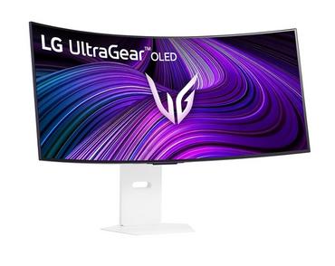 Монитор LG 39GX90SA-W, 39', OLED UltraGear 21:9 Curved Smart, IPS 0.03 ms, WQHD (3440x1440), 240Hz, HDR 10, 1500000:1, 250 cd/m2, DCI-P3 98.5%, USB 3.0, VRR, Free-sync, G-Sync, USB-C, PD 65W, HDMI, DP, PBP, Speakers, LG Switch, Height, Swivel, Tilt, White