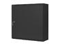 Комуникационен шкаф Lanberg rack cabinet 19' wall-mount 6U+3u/540x200 low-profile black (assembled)