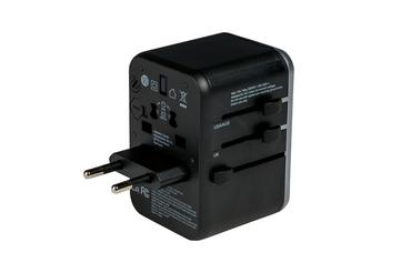 Адаптер Verbatim UTA-04 Universal Travel Adapter with 1 x USB-C PD 61W & QC 3.0 / 1 x USB-C / 3 x USB-A