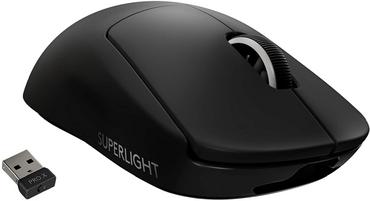 Мишка Logitech G Pro X Superlight Wireless Mouse, Lightspeed Wireless 1ms, HERO 25K DPI Sensor, 400 IPS, Onboard Memory, >63g, Black