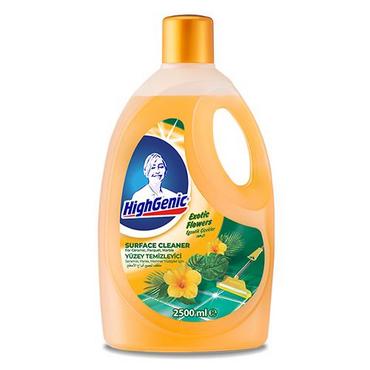 Комплект Хигиена Floor- Препарат за под HighGenic 2.5 л с аромат Екзотични цветя