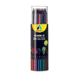 Моливи цветни Adel Blackline 24 цвята