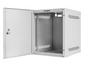 Комуникационен шкаф Lanberg rack cabinet 10' wall-mount 6U/280x310 for self-assembly with metal door grey (flat pack)