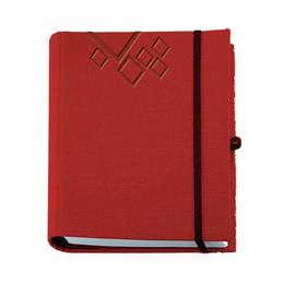 Бележник  -със скрита спирала BAMBOA A5, червен цвят