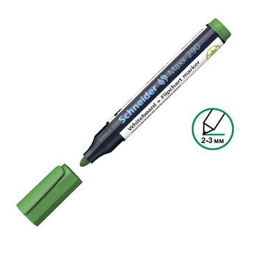 Маркер за бяла дъска и флипчарт Maxx 290 зелен с пиктограма за мм