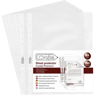 Джоб за документи A4+ кристал 90 микр 100 бр 