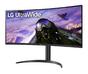 Монитор LG 34WP65CP-B, 34' UltraWide AG, Curved VA, 5ms, 1ms MBR, CR 3000:1, 300 cd/m2, 21:9, QHD 3440x1440, HDR10, AMD FreeSync, sRGB 99%, 160Hz, HDMI, DisplayPort, Speaker Maxx Audio 7Wx2, Tilt, Height Adjustable, Headphone Out, Black